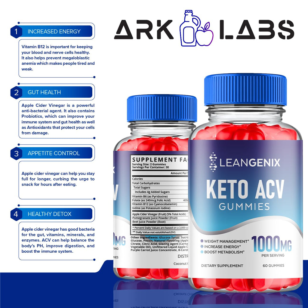 Leangenix Keto ACV Gummies, Leangenix Keto ACV Gummies Advanced Weight Loss 1000MG