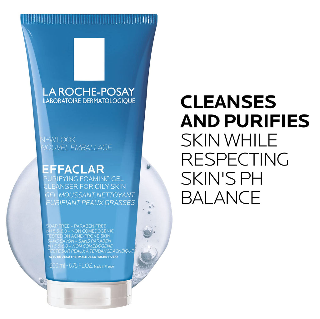 La Roche-Posay Effaclar Purifying Foaming Gel Cleanser for Oily Skin