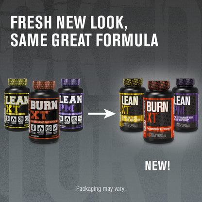 Burn-XT Thermogenic Fat Burner, Lean PM Nighttime Fat Burner & Sleep Aid