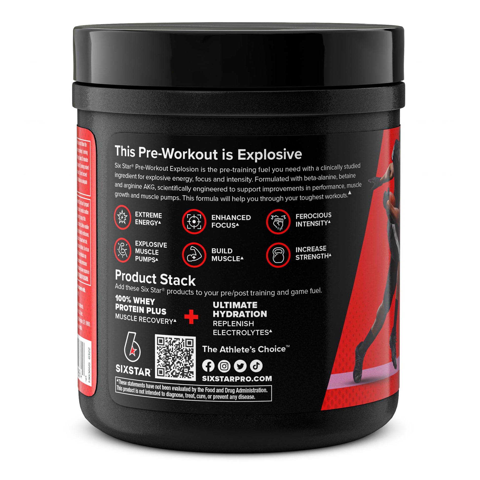 Six Star Pre Workout PreWorkout Explosion Pre Workout Powder for Men & Women PreWorkout Six Star
