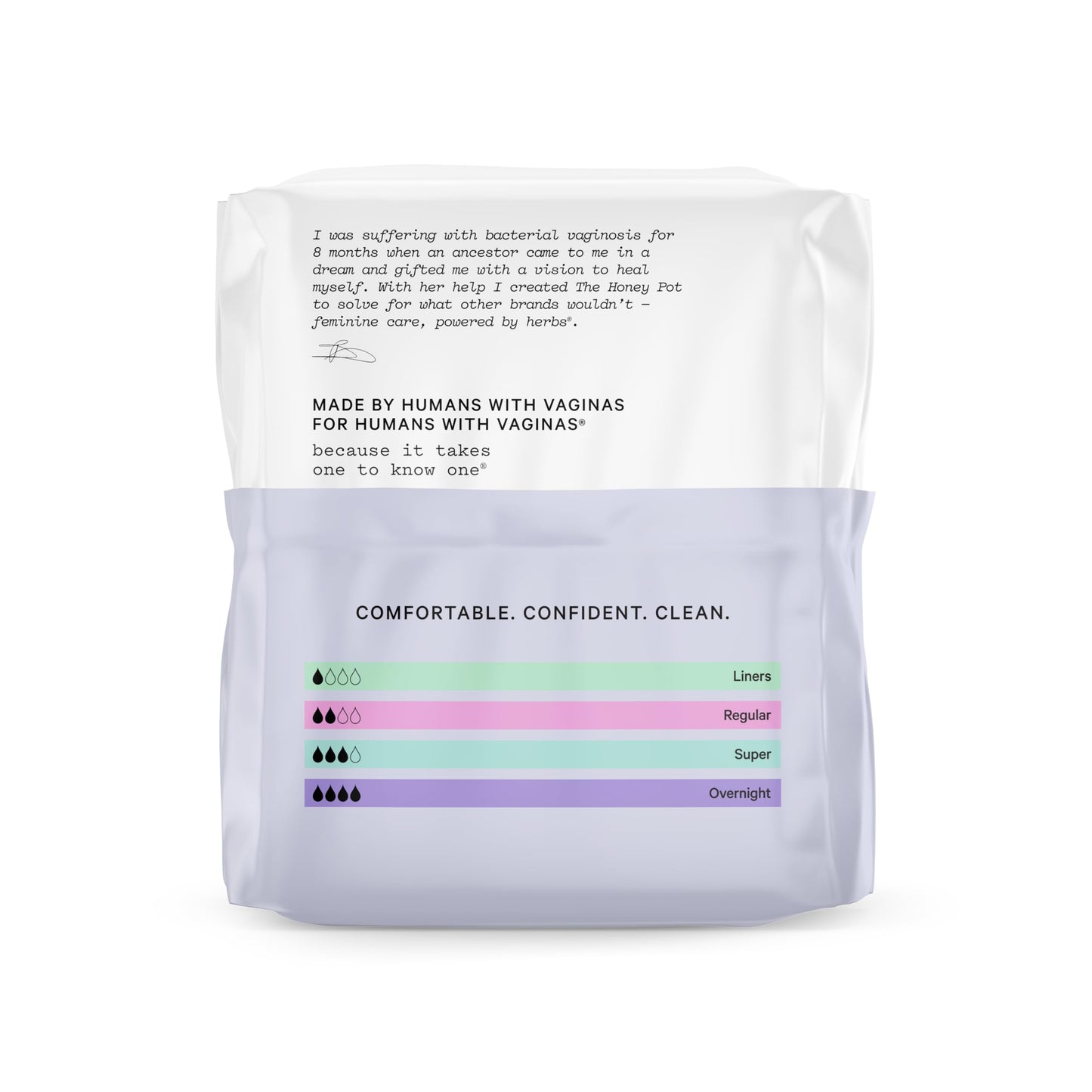 The Honey Pot Company - Non-Herbal Overnight Pads with Wings - Organic Pads for Women