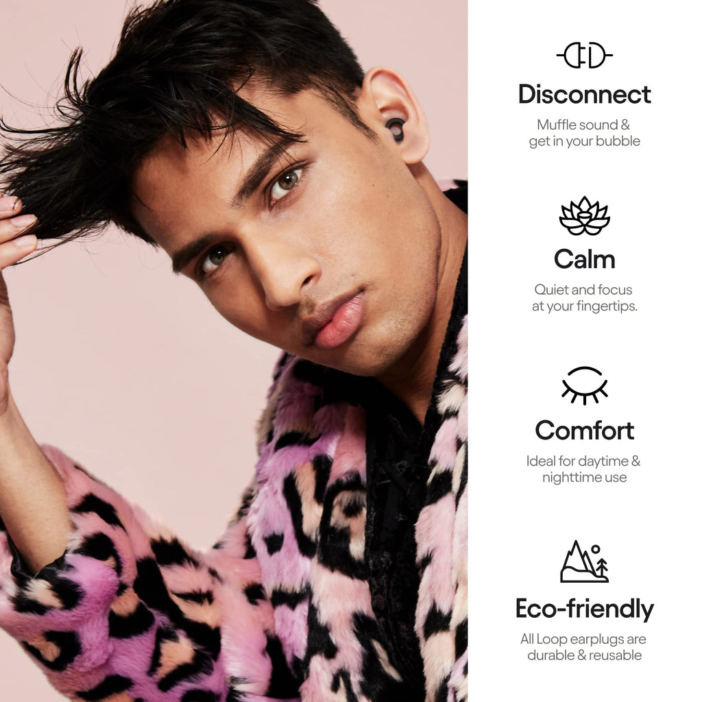 Loop Quiet Ear Plugs for Noise Reduction – Super Soft, Reusable Hearing Protection