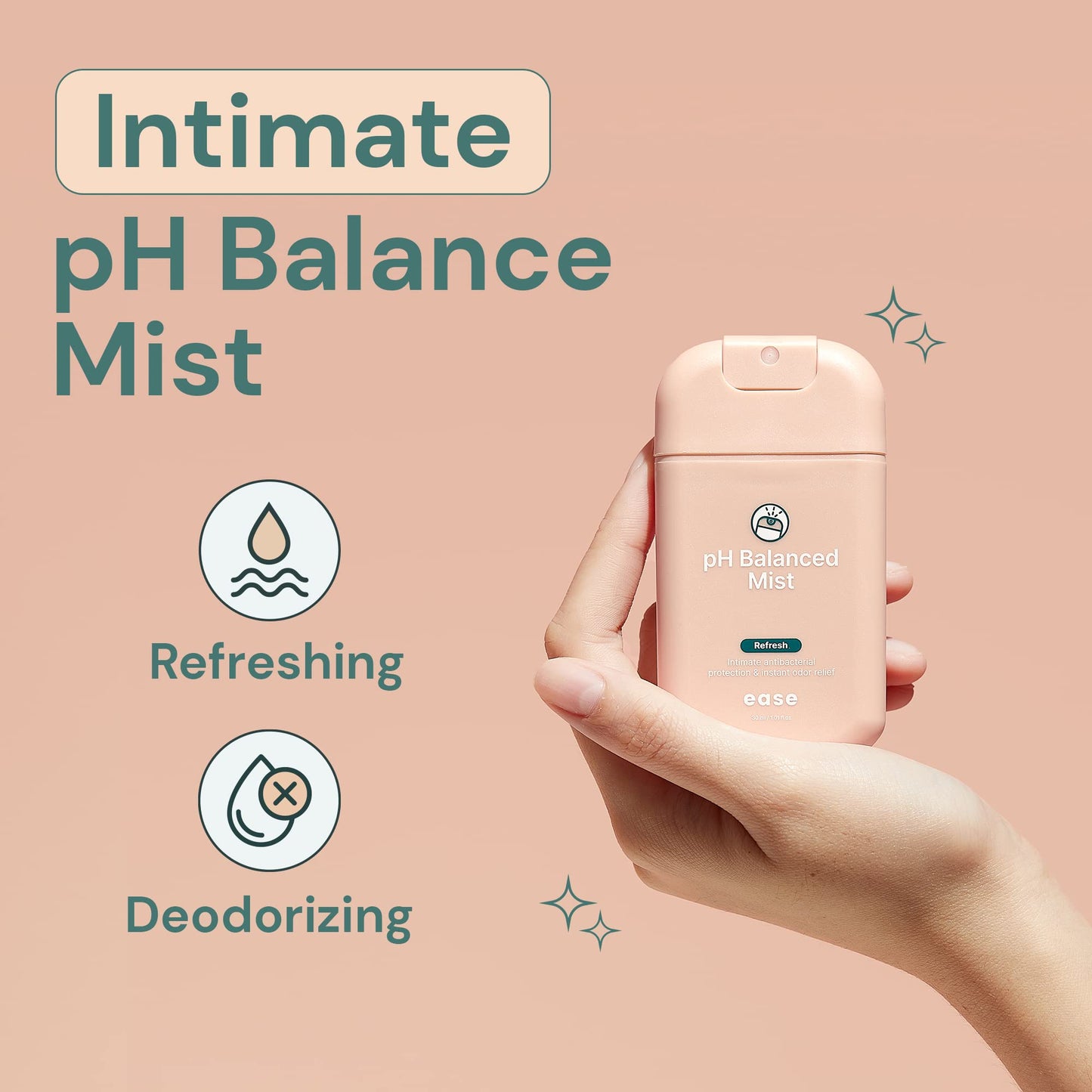 Ease Intimate Soothing pH-Balanced Mist for Feminine Itching and Discomfort Relief