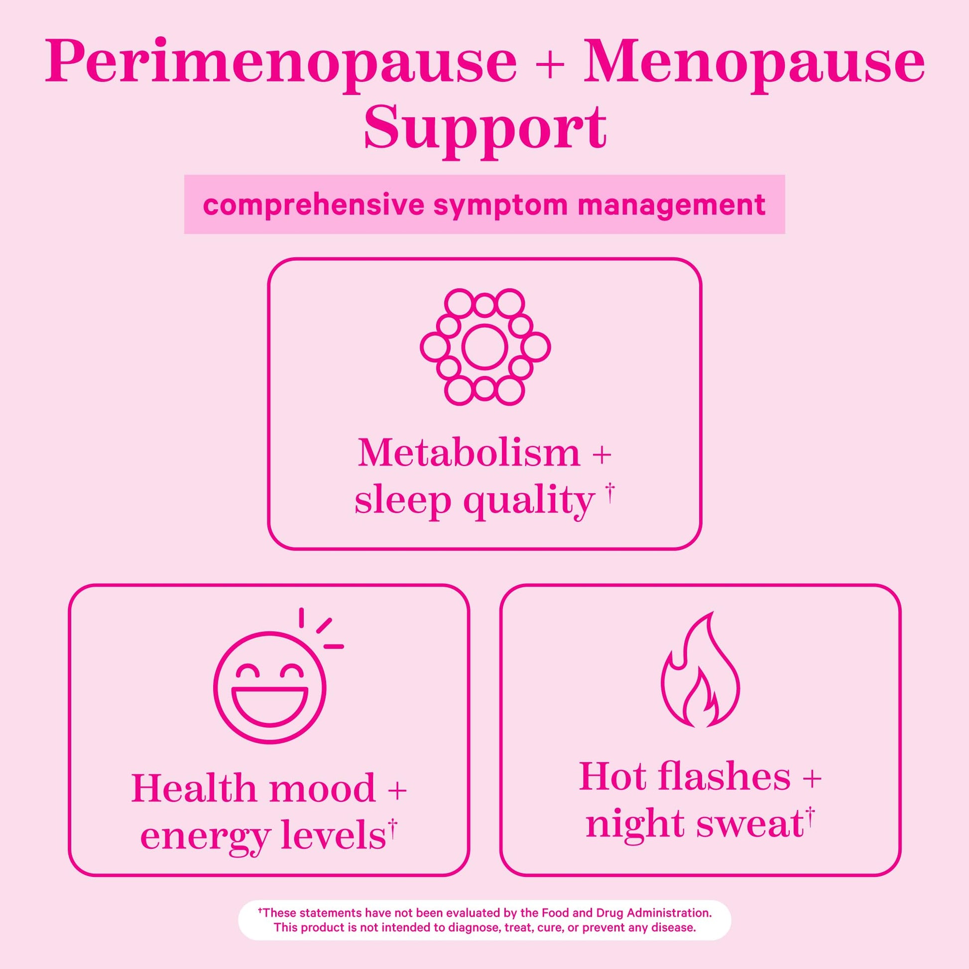 Pink Stork Menopause Supplements for Women - 9 Clinically-Studied Herbs for Perimenopause Pink Stork