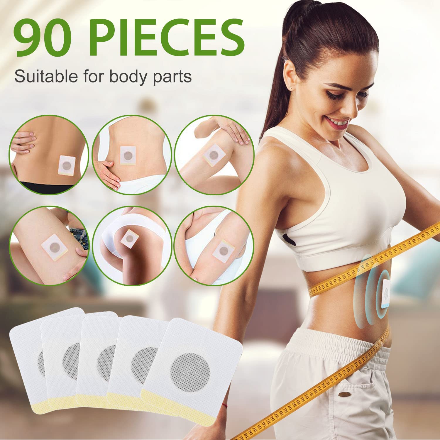 Belly Button for Men/Women, Powerful & Fast, 90 PCS Inscape Data