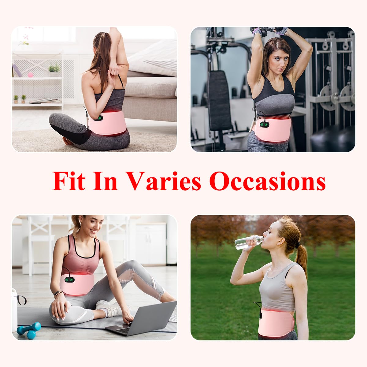 Red Light Therapy Belt for Body, Infrared Light Therapy for Pain Relief, Waterproof Red Light Therapy USUIE