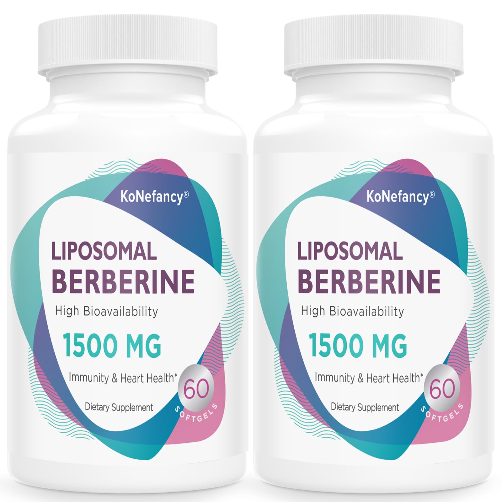 Liposomal Berberine Supplement 1500mg - High Bioavailability Berberine HCL Capsules