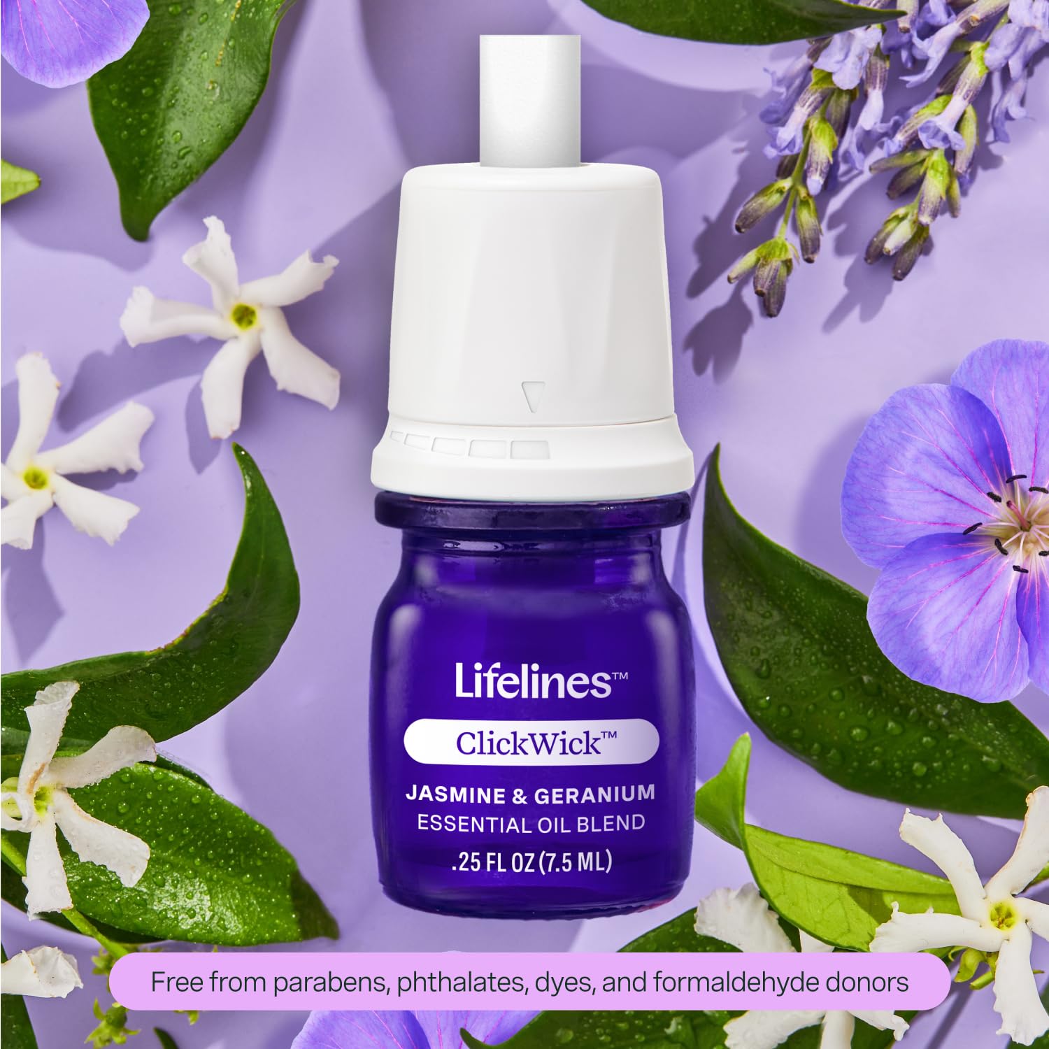 Lifelines ClickWick Essential Oil Blend 2-Pack: in Bloom and Citrus Grove, for Lifelines ClickWick Essential Lifelines