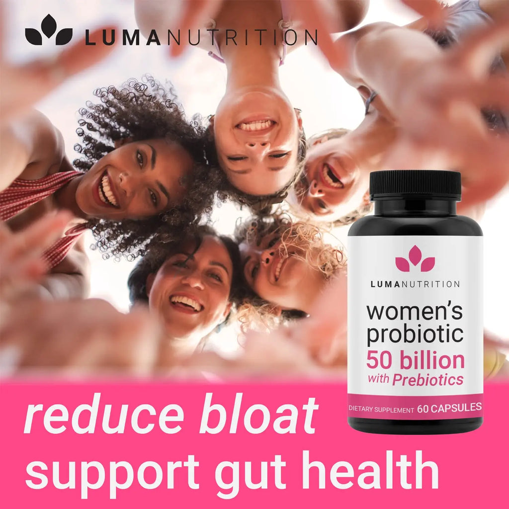 Luma Nutrition Probiotics for Women with Prebiotics - 50 Billion CFU - Formulated for Digestive Luma Nutrition