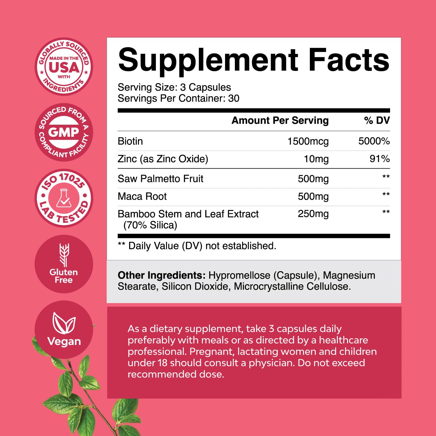 Natures Craft Bundle of Herbal Menopause Supplement and Extra Strength Saw Palmetto for Women Natures Craft