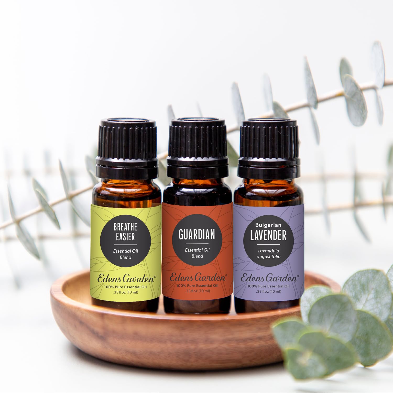 Edens Garden Essential Oil Well-Being Set, 3 Pure Essential Oils for Diffusers for Home Edens Garden
