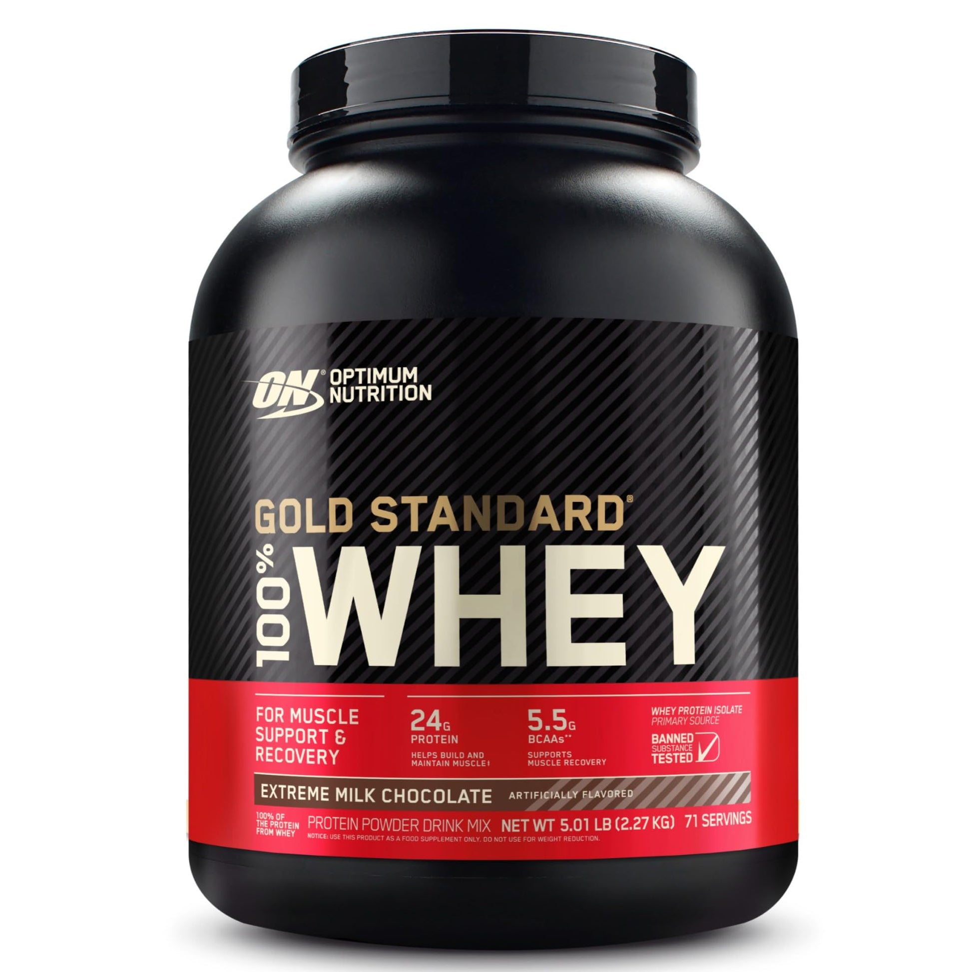 Optimum Nutrition Gold Standard 100% Whey Protein Powder, Extreme Milk Chocolate
