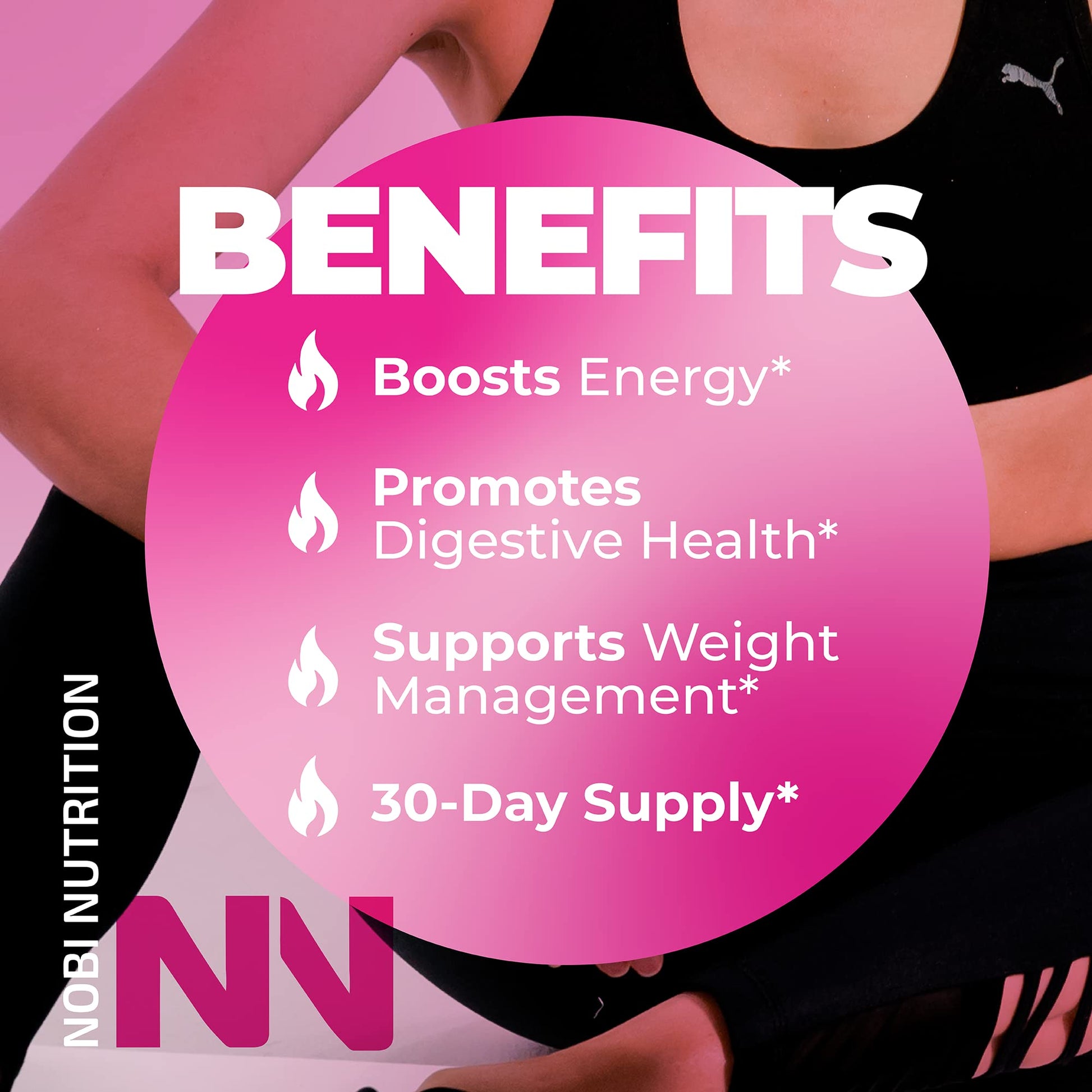 Fat Burner For Women | Metabolism Booster & Weight Loss Support Supplement Nobi Nutrition