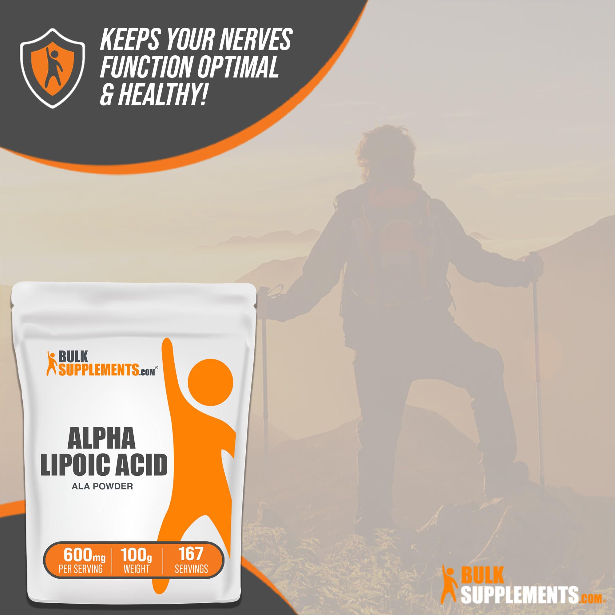 BULKSUPPLEMENTS.COM Alpha Lipoic Acid Powder - ALA Supplement, Alpha Lipoic BULKSUPPLEMENTS.COM