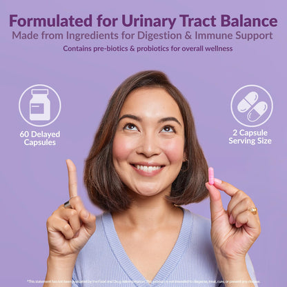 Complete Vaginal Probiotics for Women - w/Added Cranberry, D-mannose to Promote