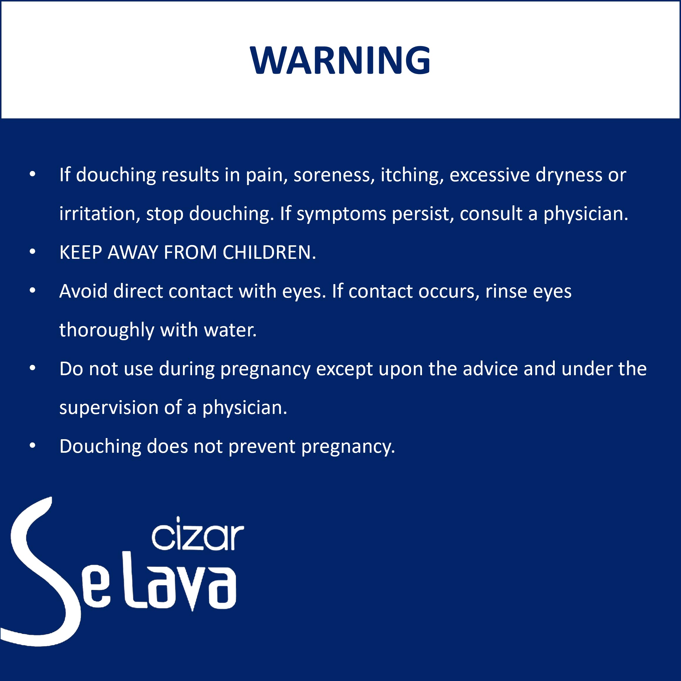 Cizar - Selava, Feminine Wash 15ml 7ea, Gynecologists Developed, Preservative-Free Cizar