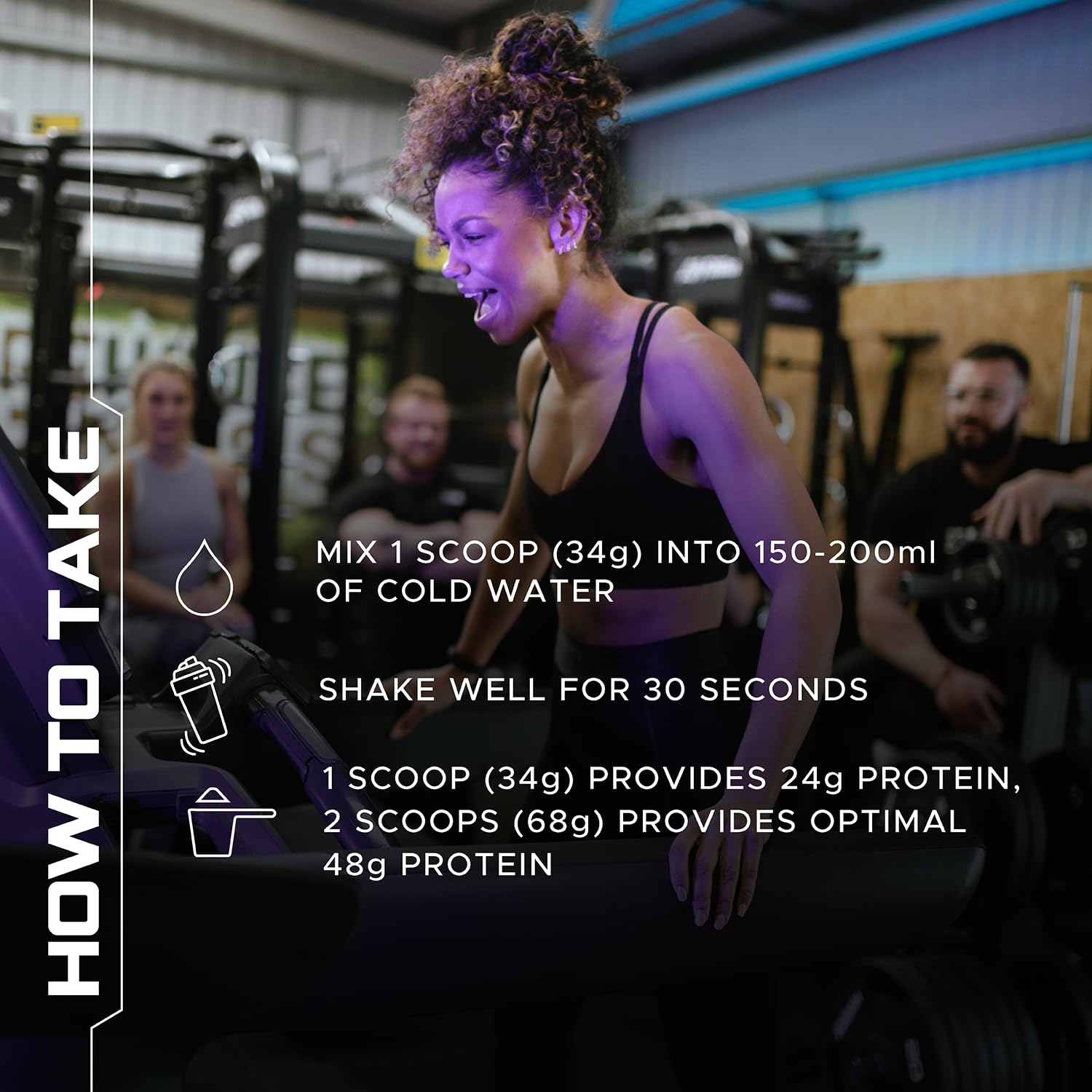 USN Blue Lab Whey Protein Powder: Chocolate - Whey Protein 2kg - Post-Workout USN