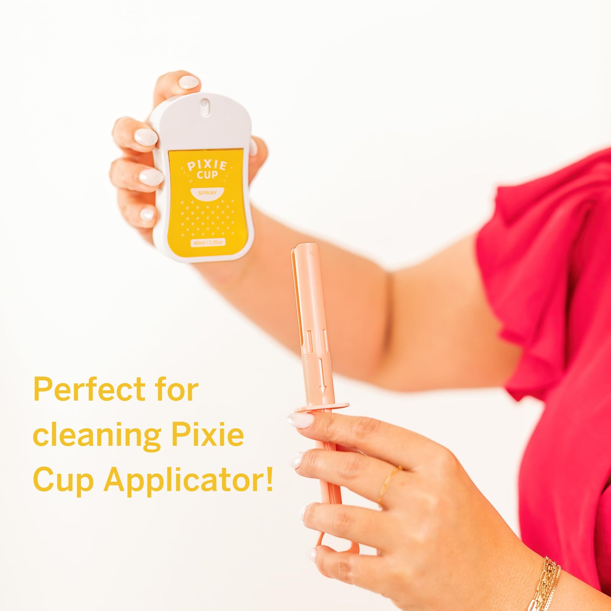 Pixie Sterilizer Spray for Menstrual Cups - Complete Sterilization in Just A Quick Spray - 100% Hypoallergenic Pixie Cup