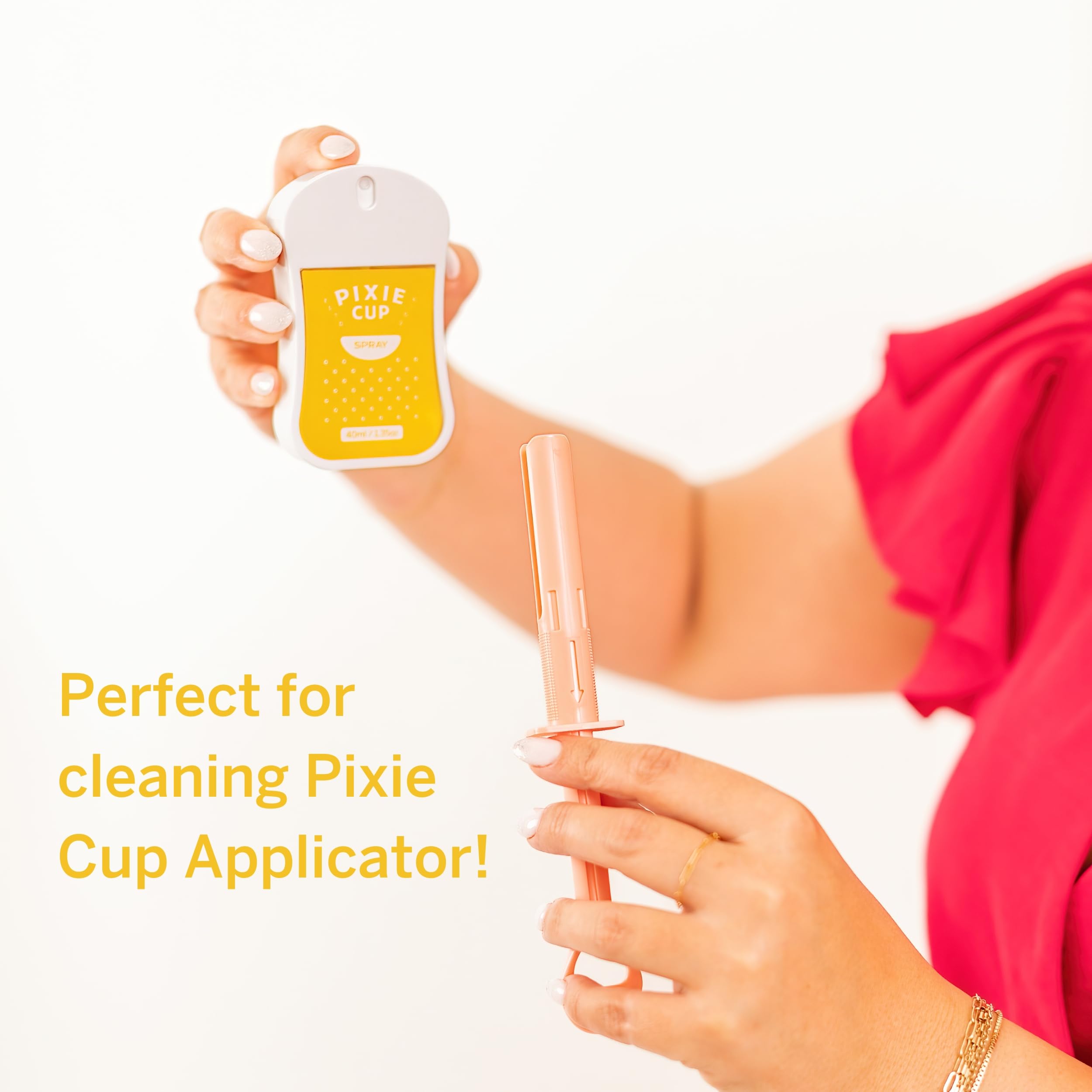Pixie Sterilizer Spray for Menstrual Cups - Complete Sterilization in Just A Quick Spray - 100% Hypoallergenic Pixie Cup