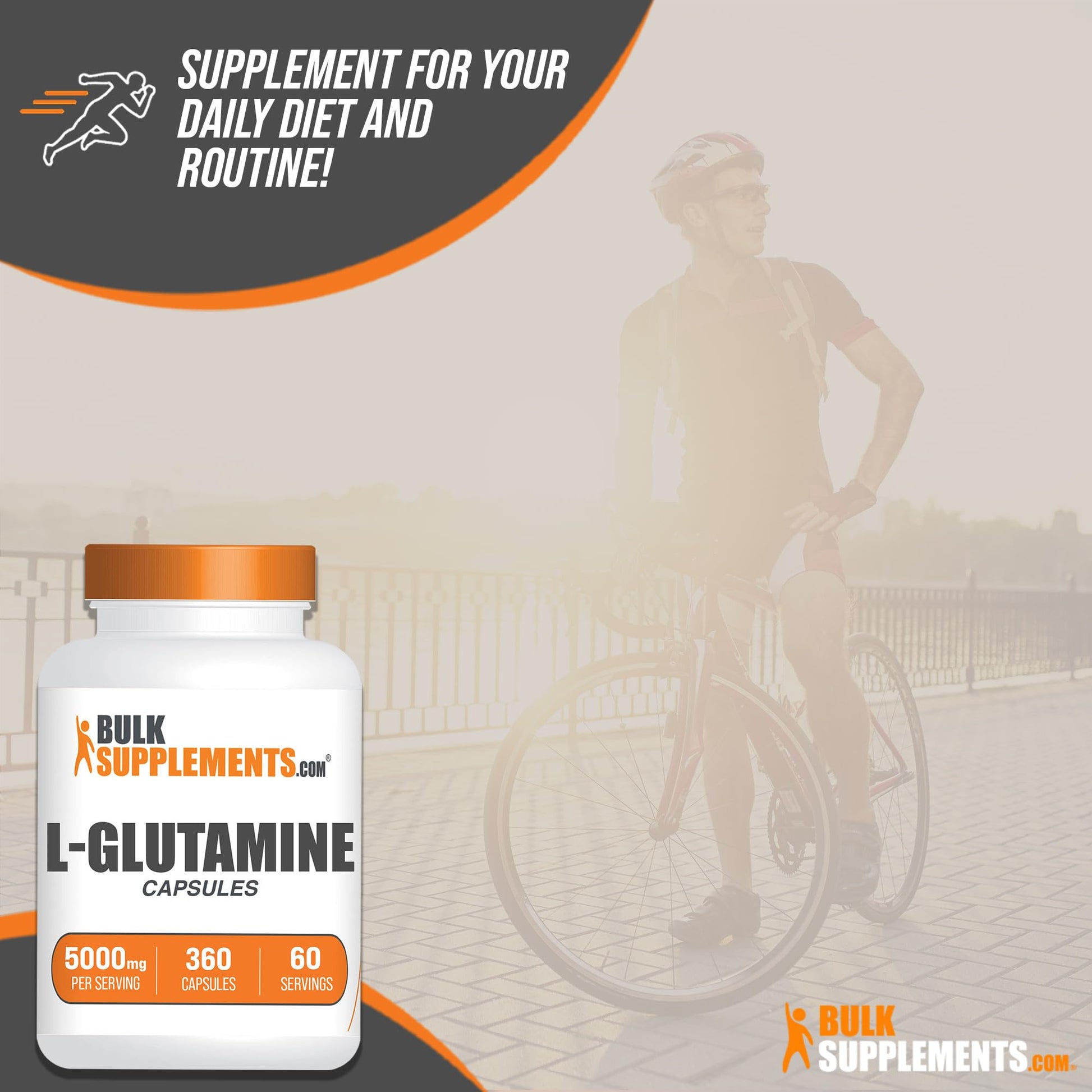 BULKSUPPLEMENTS.COM L-Glutamine Capsules - Glutamine Supplement, L Glutamine BULKSUPPLEMENTS.COM
