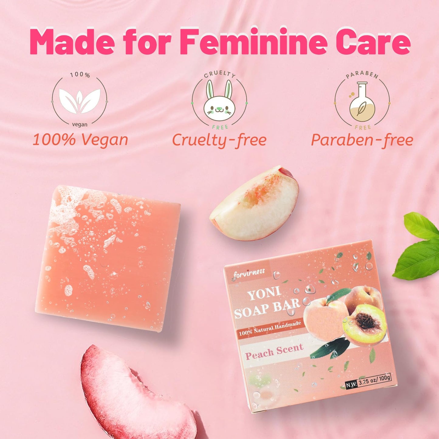 Yoni Wash Yoni Oil Yoni Bar Soap for Women ph Balance, Feminine Wash for Women Remove Odor