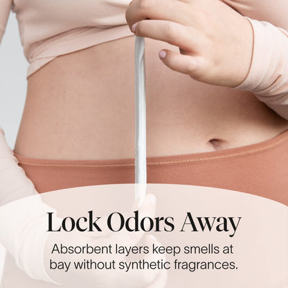 Cora Ultra Thin Organic Bladder Liners | Incontinence & Postpartum Pads for Women | Panty Liners