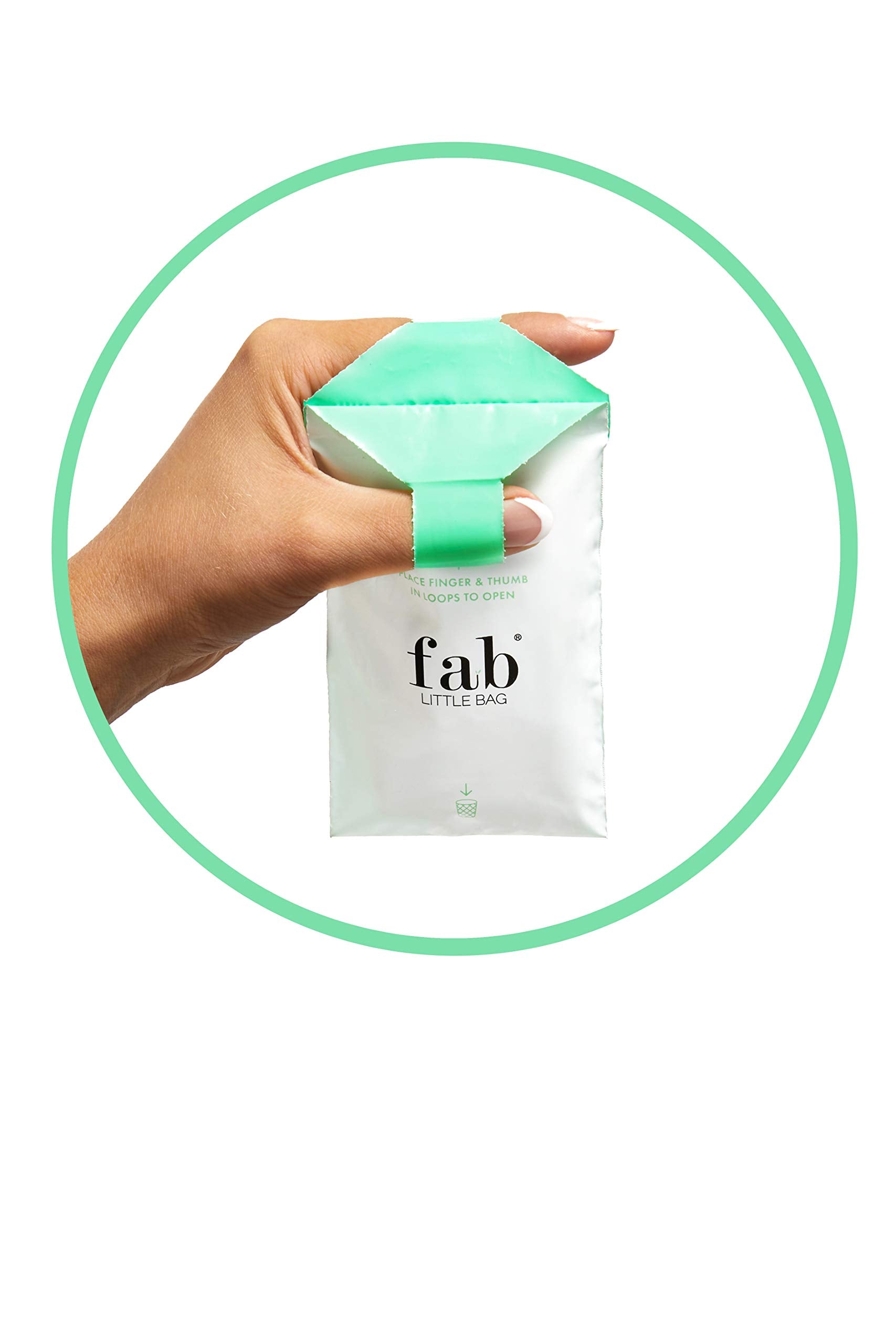 Fab Little Bag Starter Plus Pack - 45 Sanitary Disposal Bags Plus Recyclable Refill Pack Fab Little Bag