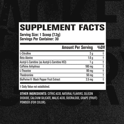 Jacked Factory NITROSURGE Shred Pre Workout Supplement - Energy