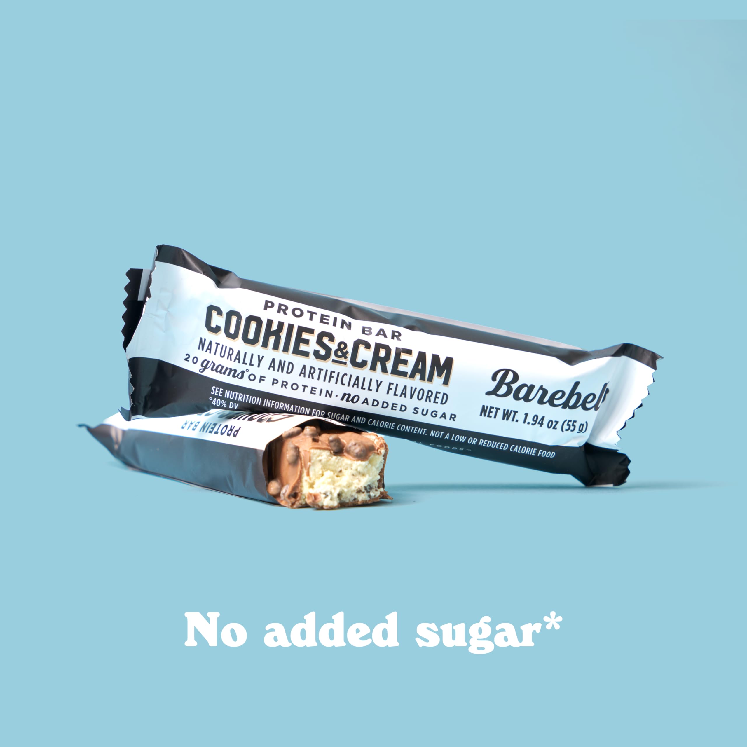 BAREBELLS Protein Bars Variety Value Pack - 16 Count, 1.9oz Bars - Protein Snacks BAREBELLS