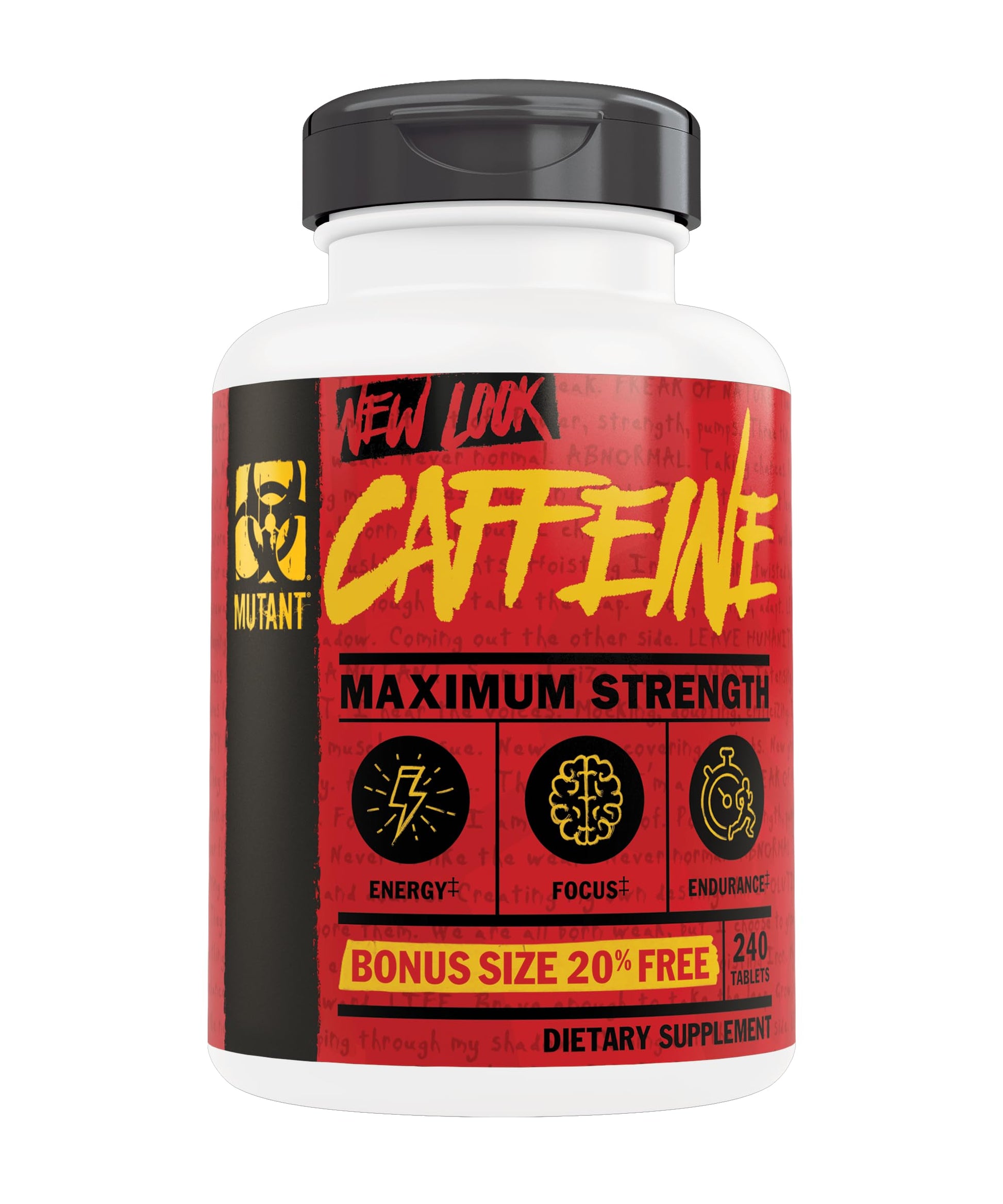 Mutant Caffeine - Pure, Restore Mental Alertness or Wakefulness When Fatigued