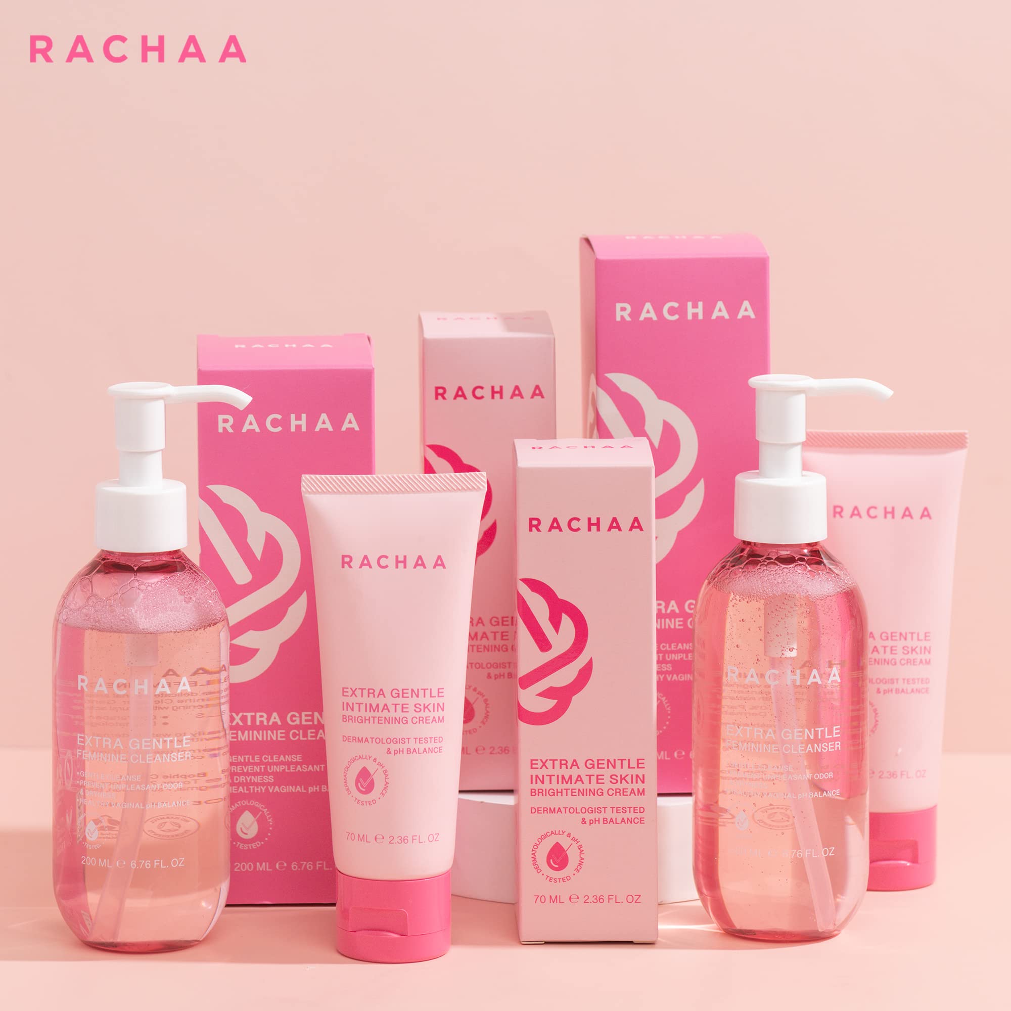 RACHAA Feminine Wash for Women, Lightening and Moisturizing, pH Balance Intimate Wash RACHAA
