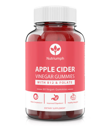 Nutriumph Apple Cider Vinegar Gummies with The Mother Vegan – Weight Loss, Detox