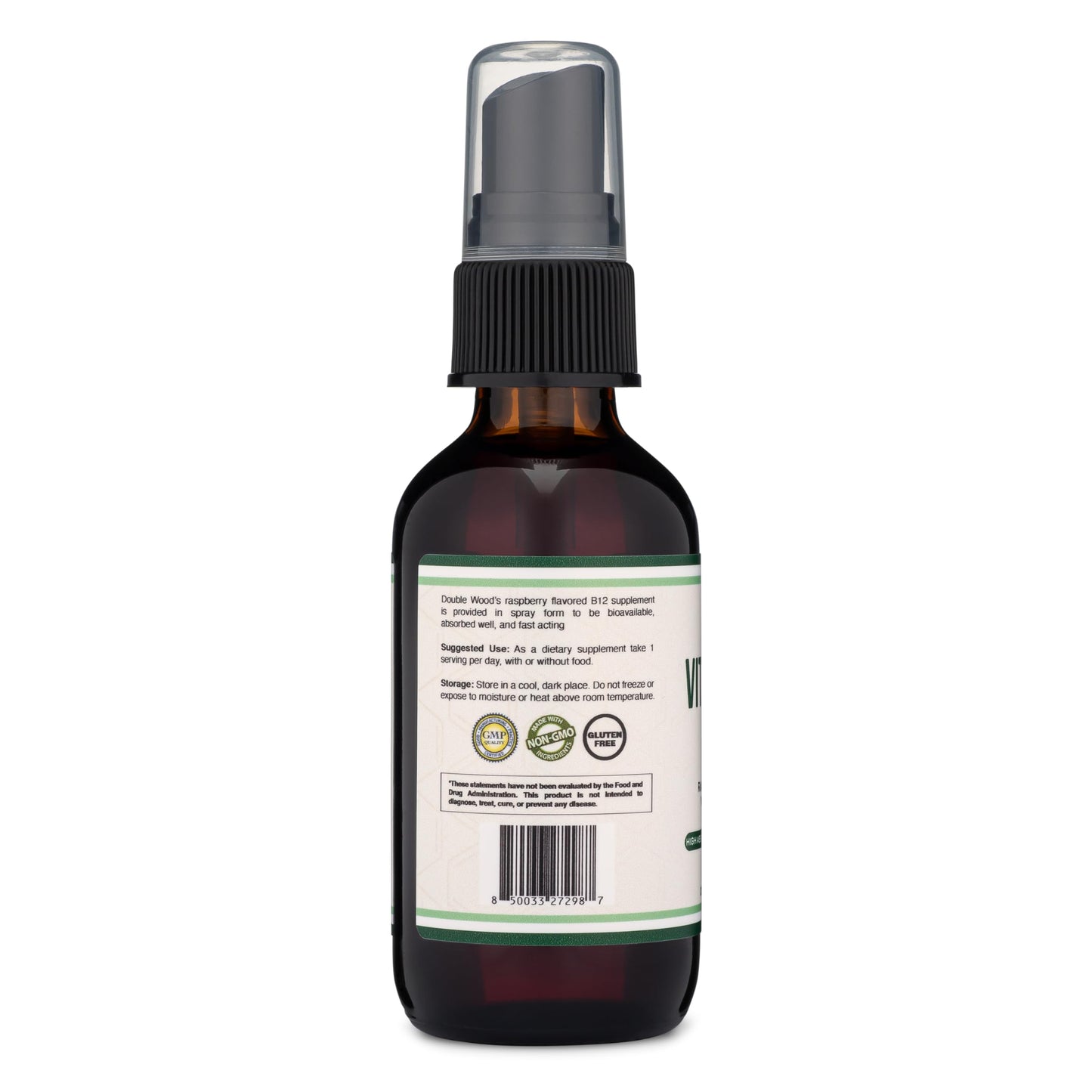 Vitamin B12 Sublingual Spray (2 Spray Dose of Vitamin 12 1000mcg, 3 Spray Serving Size