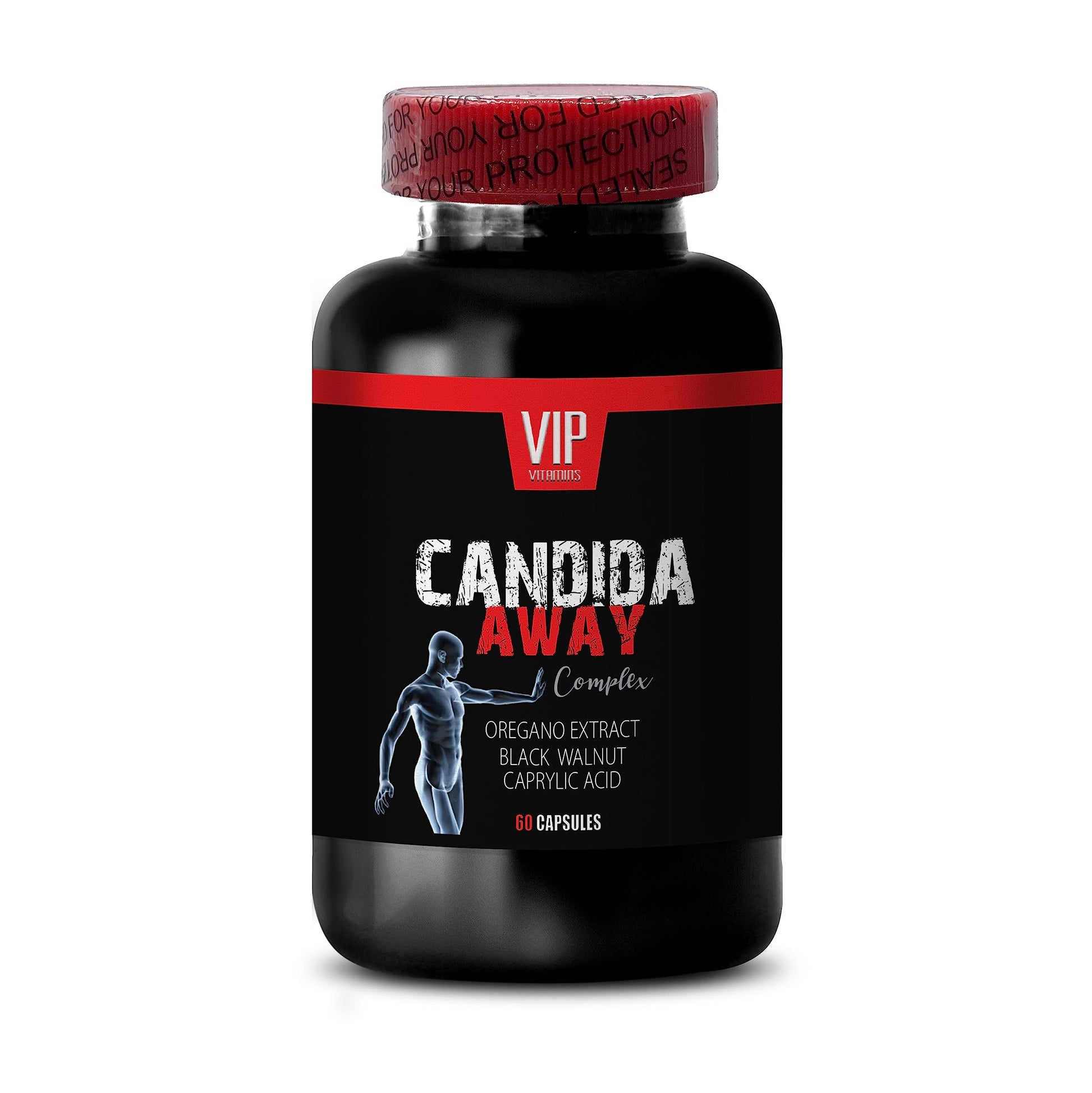 Natural detoxification Supplement - Candida Away Extra Strength Formula - Candida Support - Digestive AID VIP VITAMINS