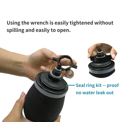 TopQuaFocus 14.5OZ Large Enema Bulb Kit Douche Bulb for Men Women Colon Cleaning Feminine