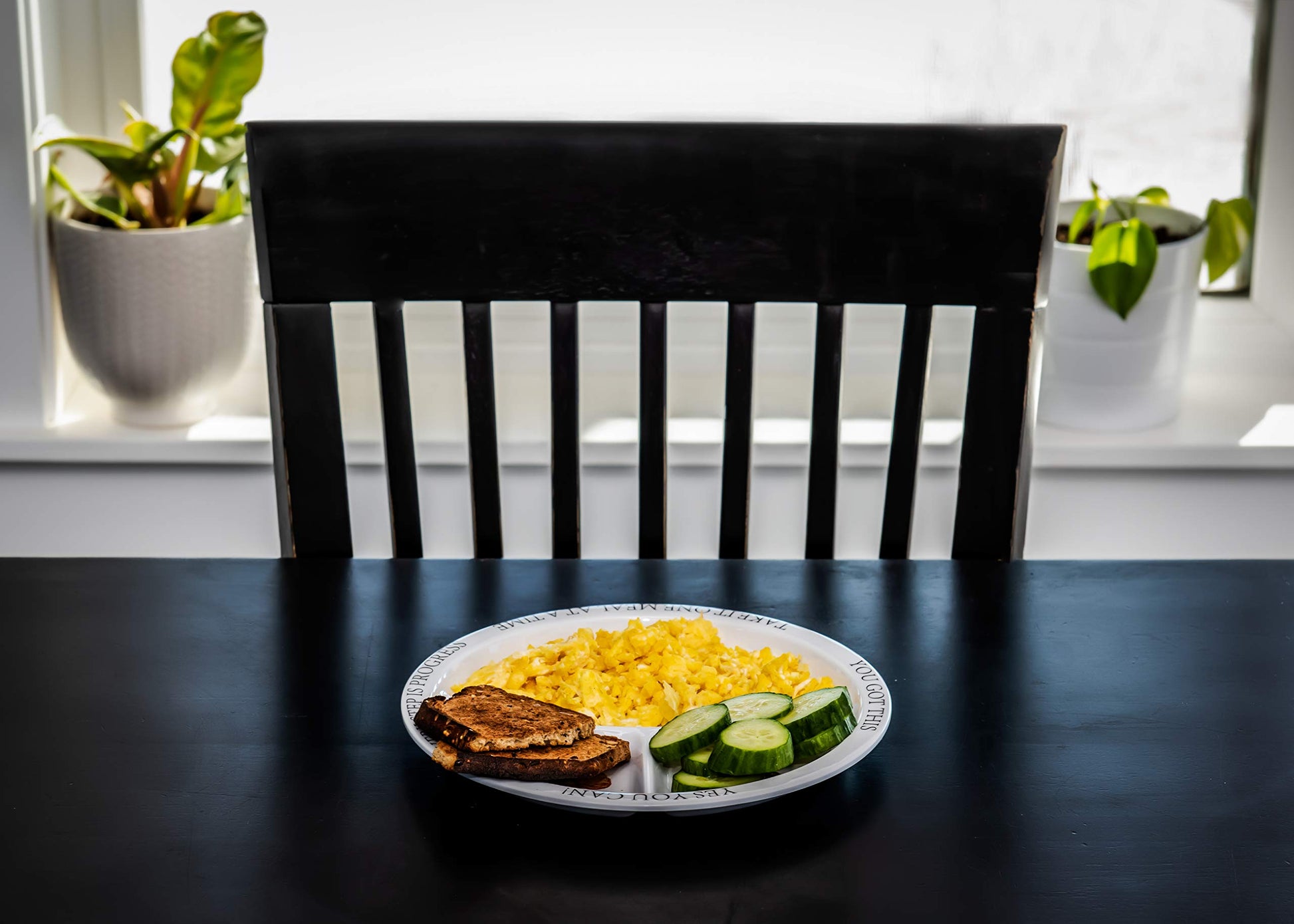 Bariatric Portion Control Nutritional Plates Weight Loss for Adults (2 Pack) Universal Body Labs