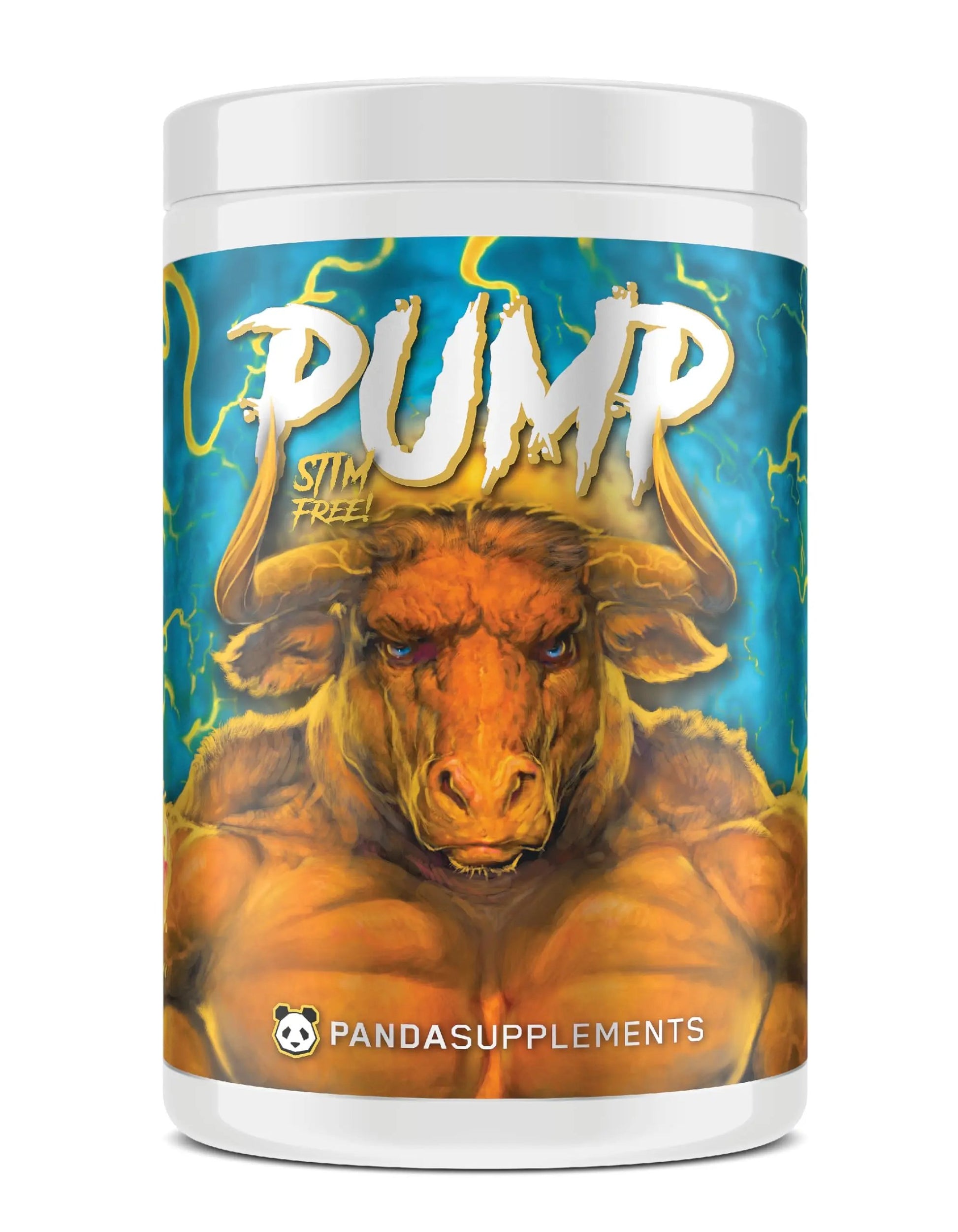 Underground Bio Labs Panda Supps Pump: Stimulant-Free Pre-Workout, No-Clump Formula
