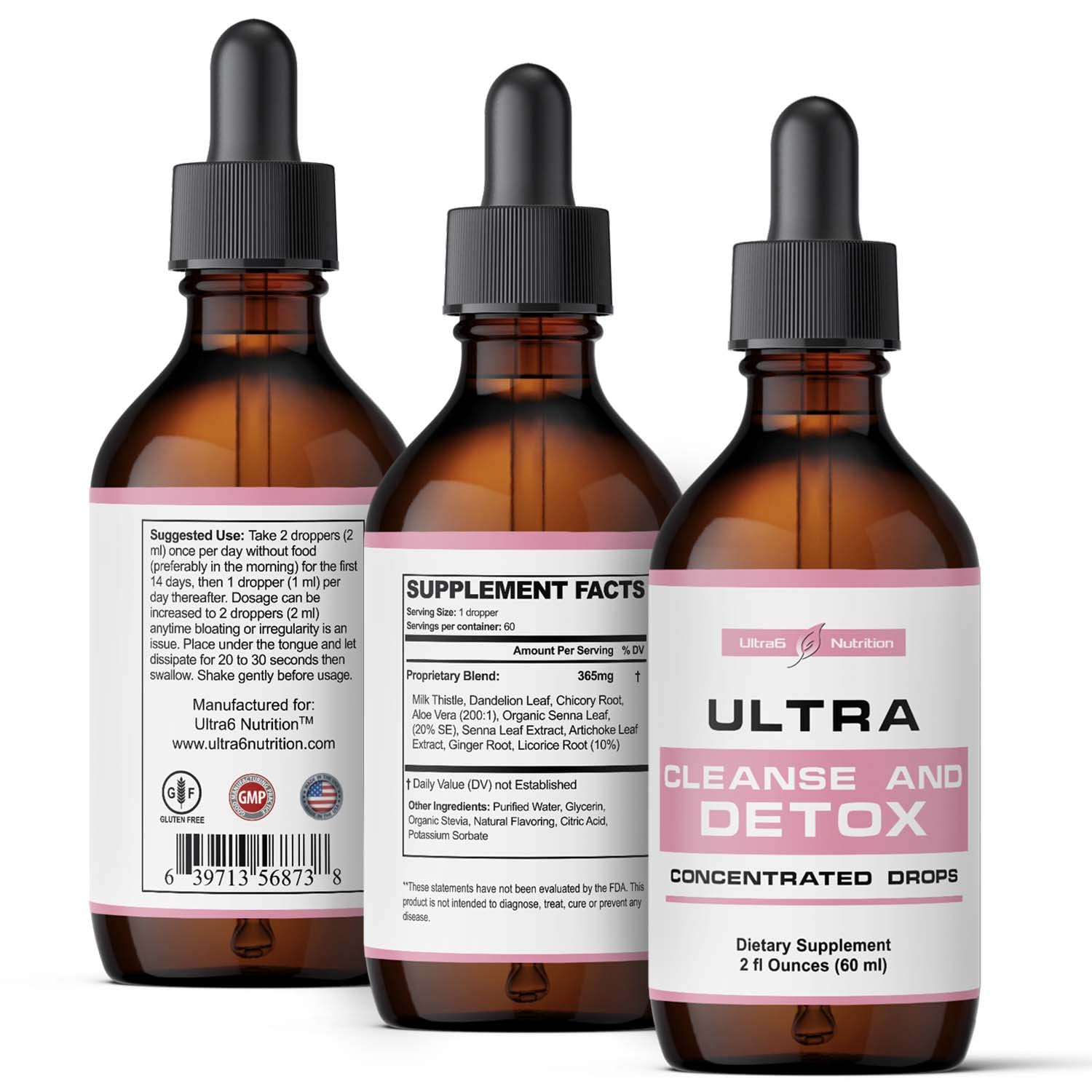 Liver Cleanse Detox & Repair Drops with Milk Thistle Extract, Dandelion Root Extract & Artichoke