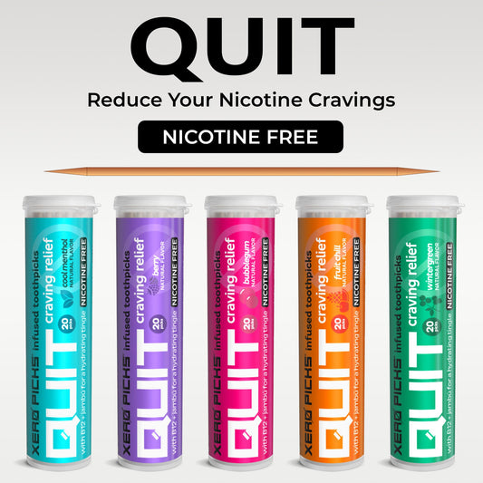 Xero Picks Infused Flavored Toothpicks to Help Quit Smoking - Nicotine