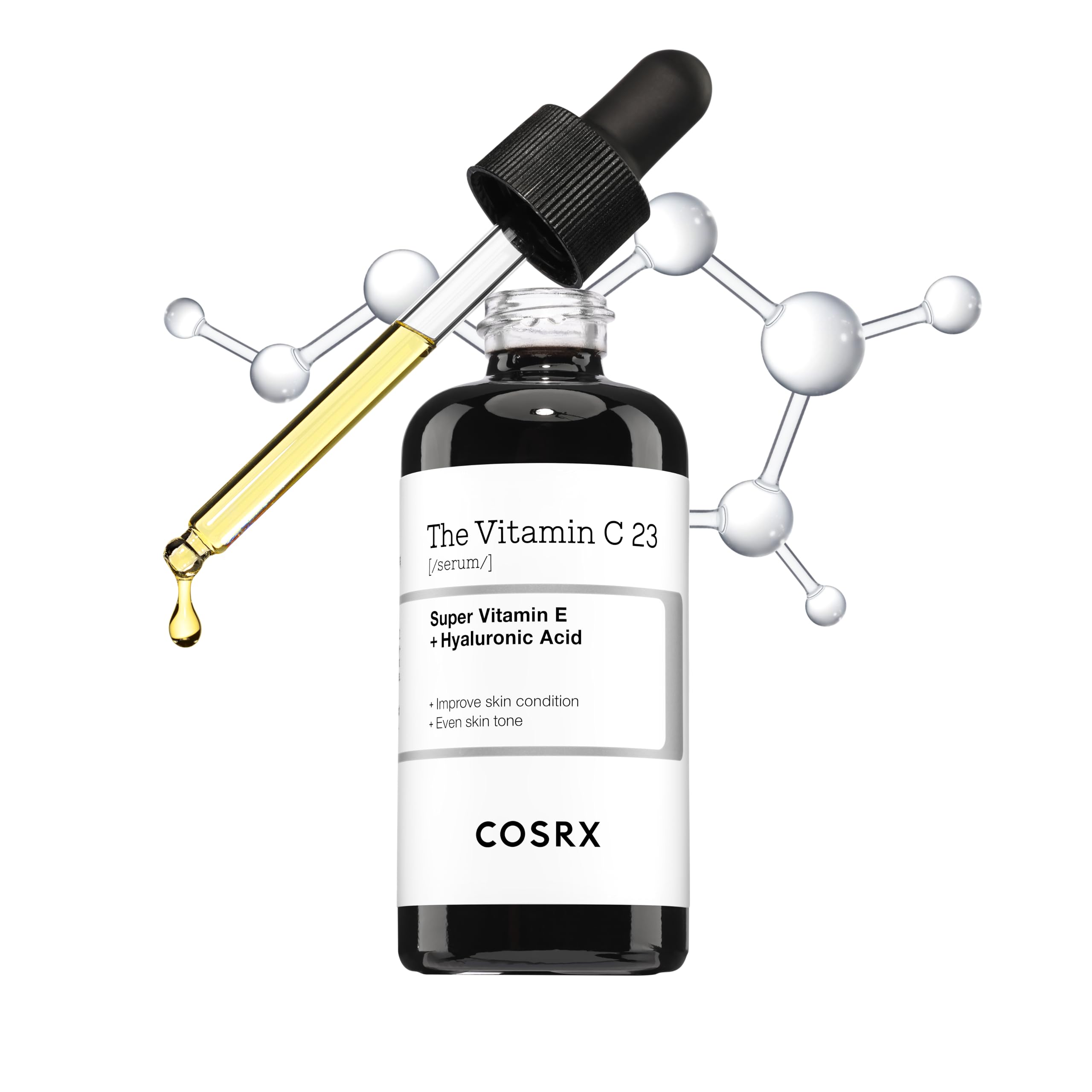 COSRX Pure Vitamin C Serum with Vitamin E & Hyaluronic Acid, Brightening COSRX
