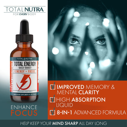 Extra Strength Vitamin B Complex Drops- B Vitamins B12, B6, B3- Vegan and Non GMO