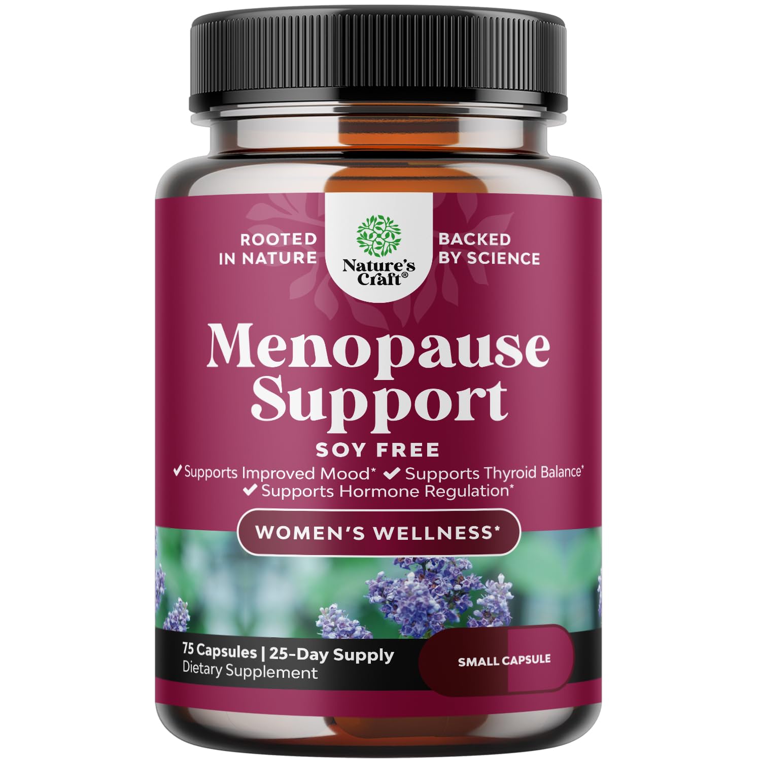 Soy Free Menopause Supplement for Women - Herbal Menopause Relief for Women for Night Sweats