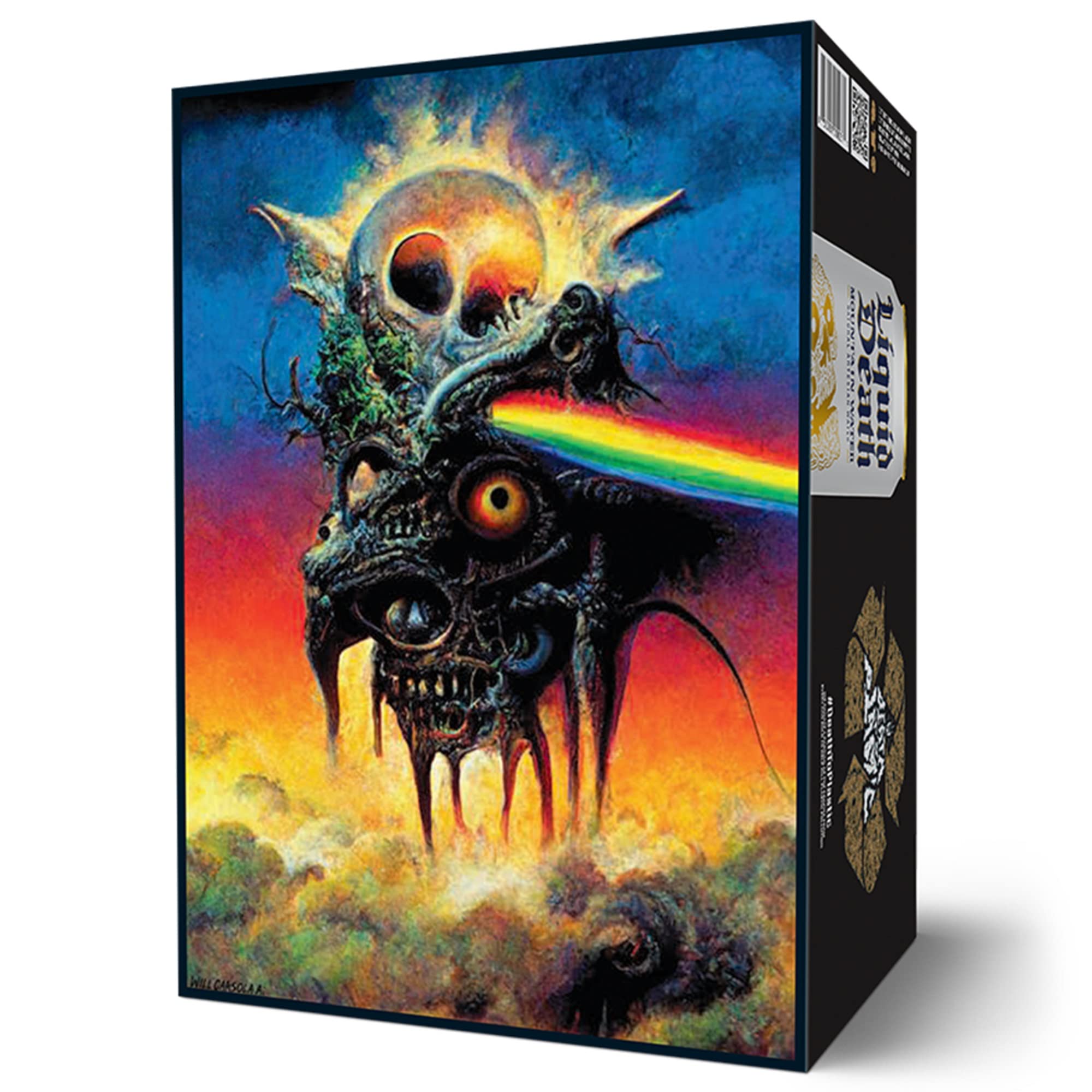 Liquid Death Still Mountain Water, 19.2 oz King Size Cans (8-Pack)