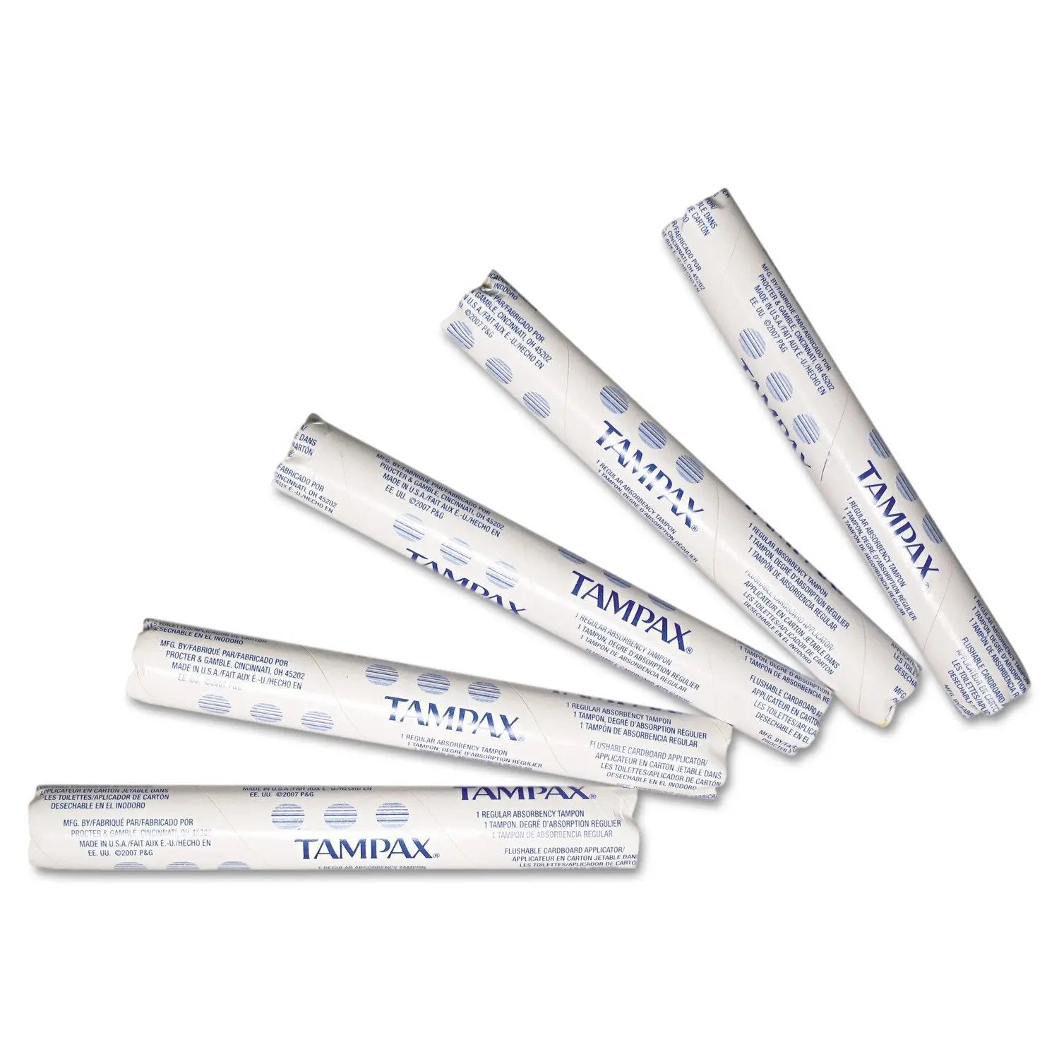 Hospeco Tampax Tampons for Vending Dispenser in Vending Tubes, Hospeco T500,(Case of 500) Hospeco