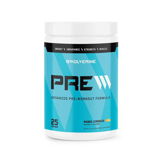 Swolverine PRE-Workout | Citrulline Malate, Carnosyn Beta Alanine, Carnitine, Ginseng
