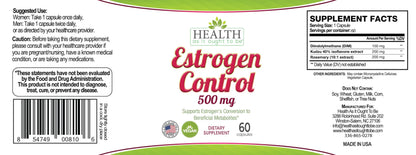 Health As It Ought To Be Estrogen Control Supplement | Physician Formulated Blend