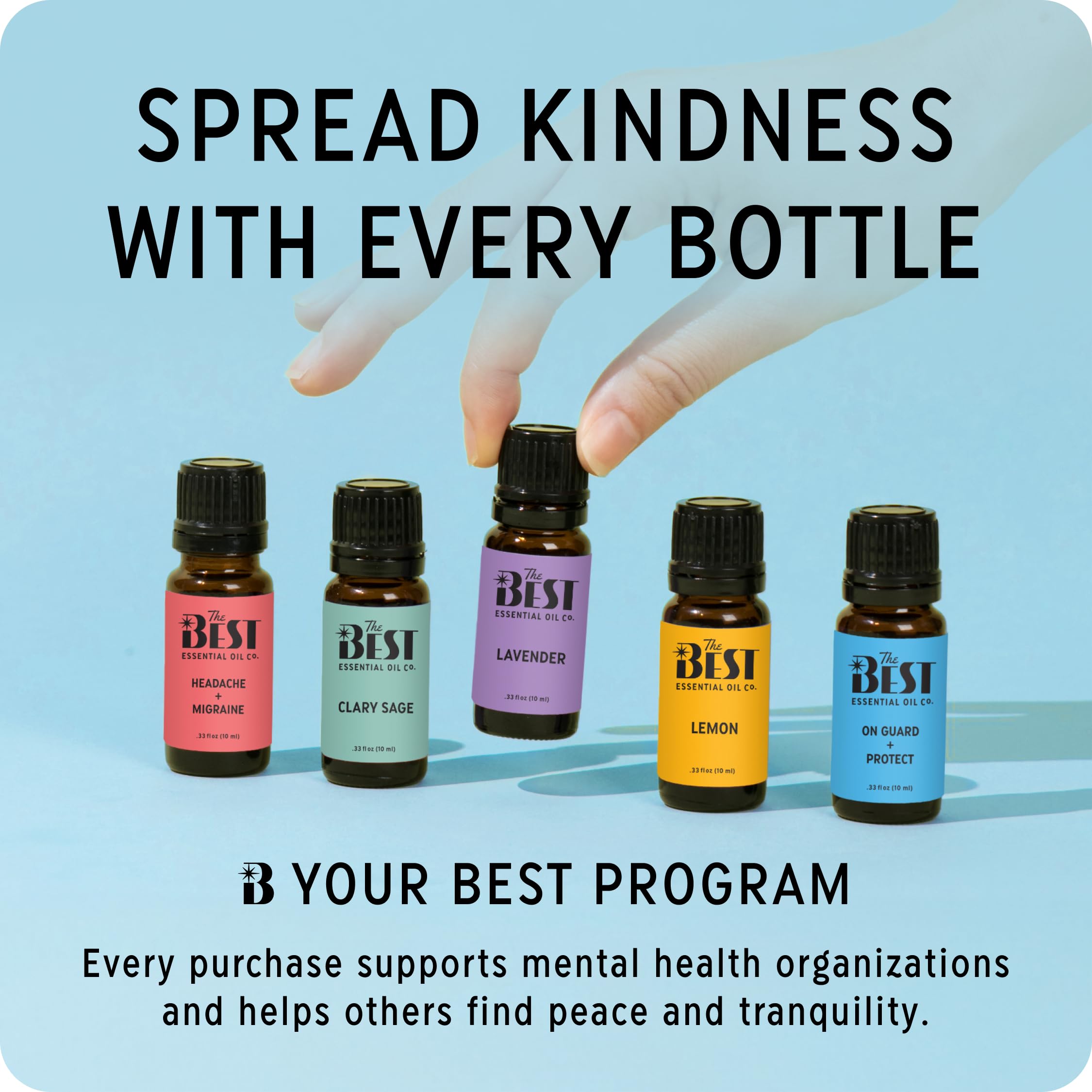 The Best Hair + Scalp Essential Oil Blend- Premium Grade- 100% Pure & Natural for Aromatherapy The Best Essential Oil Co