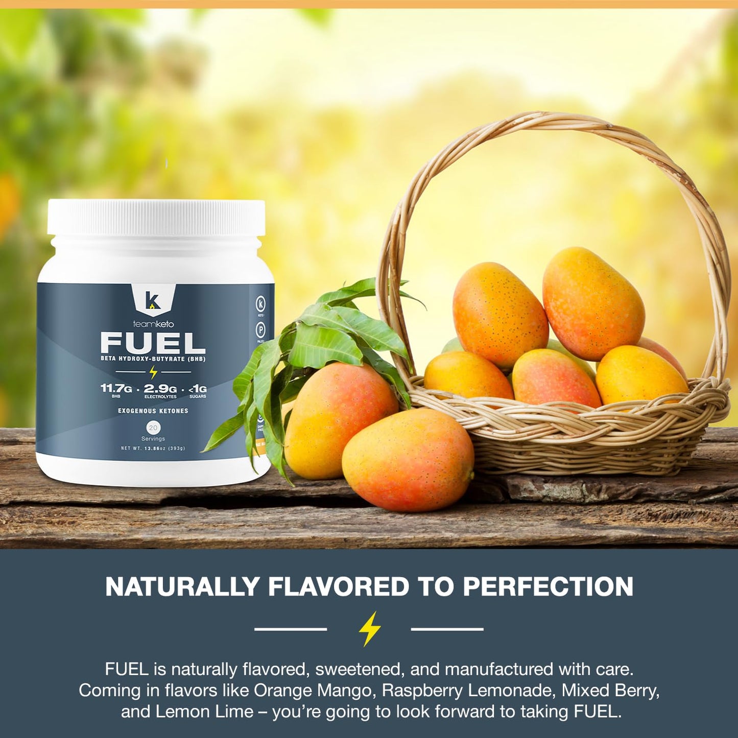 TeamKeto exogenous Ketones Powder, Pure Keto BHB Salts | Dairy & Gluten Free-Best Keto