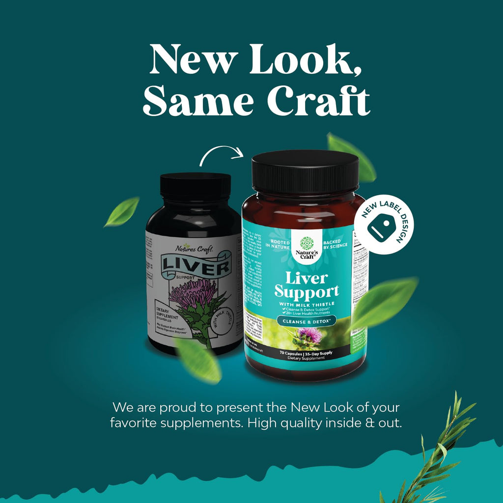 Liver Cleanse Detox & Repair Formula - Herbal Liver Support Supplement
