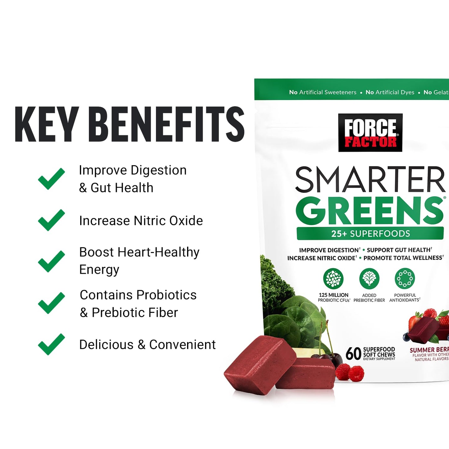 Force Factor ProbioSlim Apple Cider Vinegar Gummies with Organic, LactoSpore